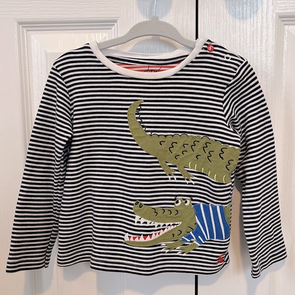 Joules Shirts & Tops Joules Alligator Appliqu Long Sleeved Shirt